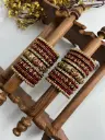 Gulaal Royale Kundan Silk | Thread Bangle Set